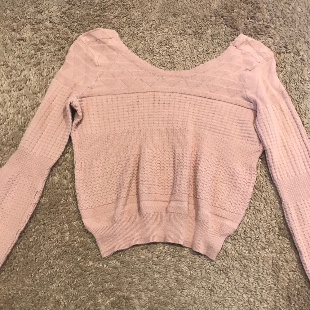 Light pink crop top